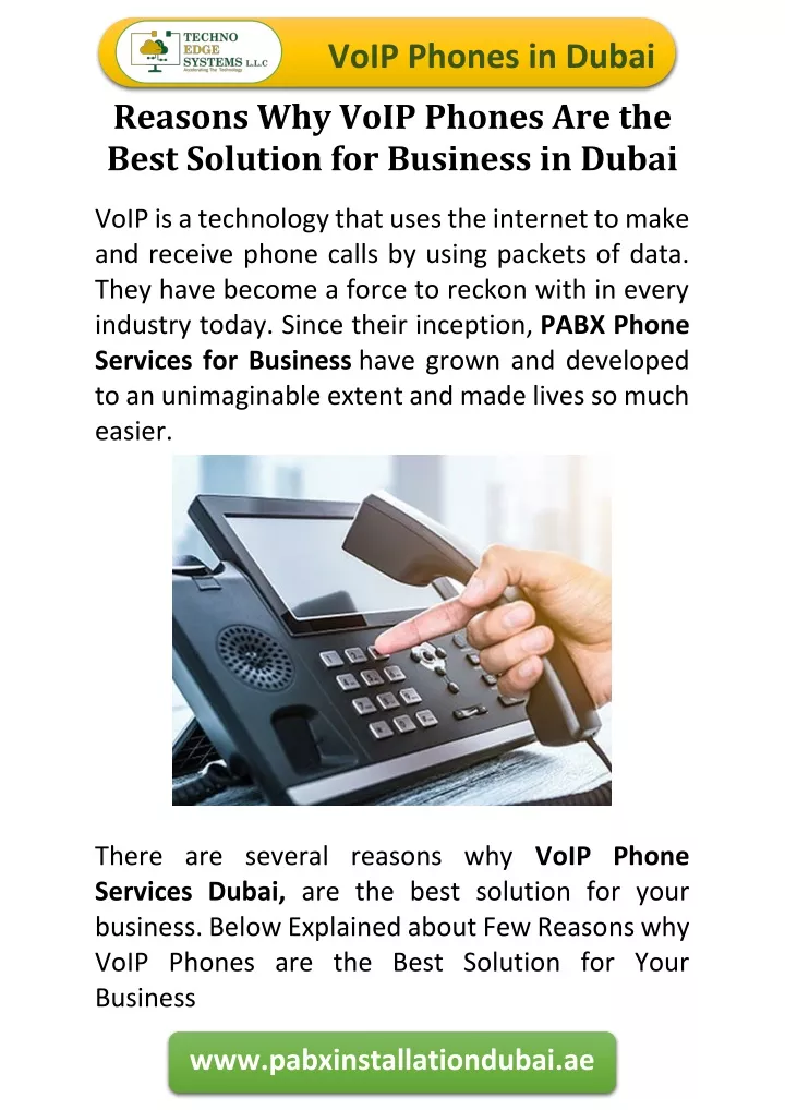 voip phones in dubai