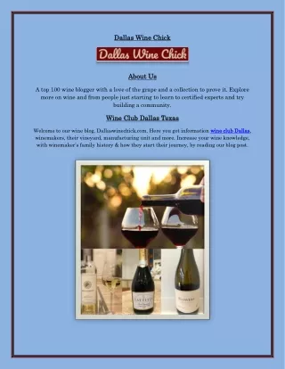 Wine Club Dallas
