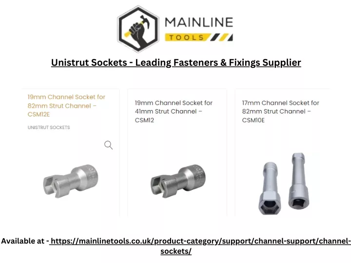 unistrut sockets leading fasteners fixings