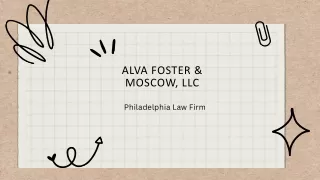 Alva Foster & Moscow, LLC