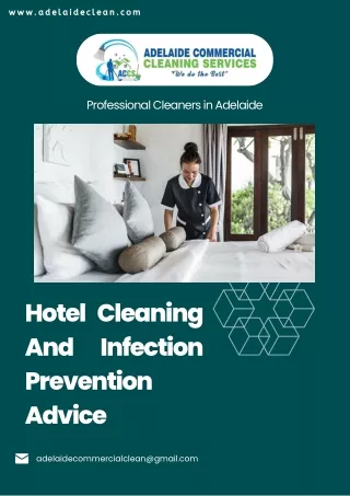 Hotel Cleaning And Infection Prevention Advice