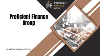 Proficient Finance Group: Your One-Stop Shop for Vehicle Finance in Sydney