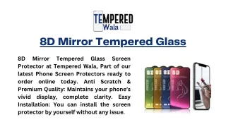 8D Mirror Tempered Glass