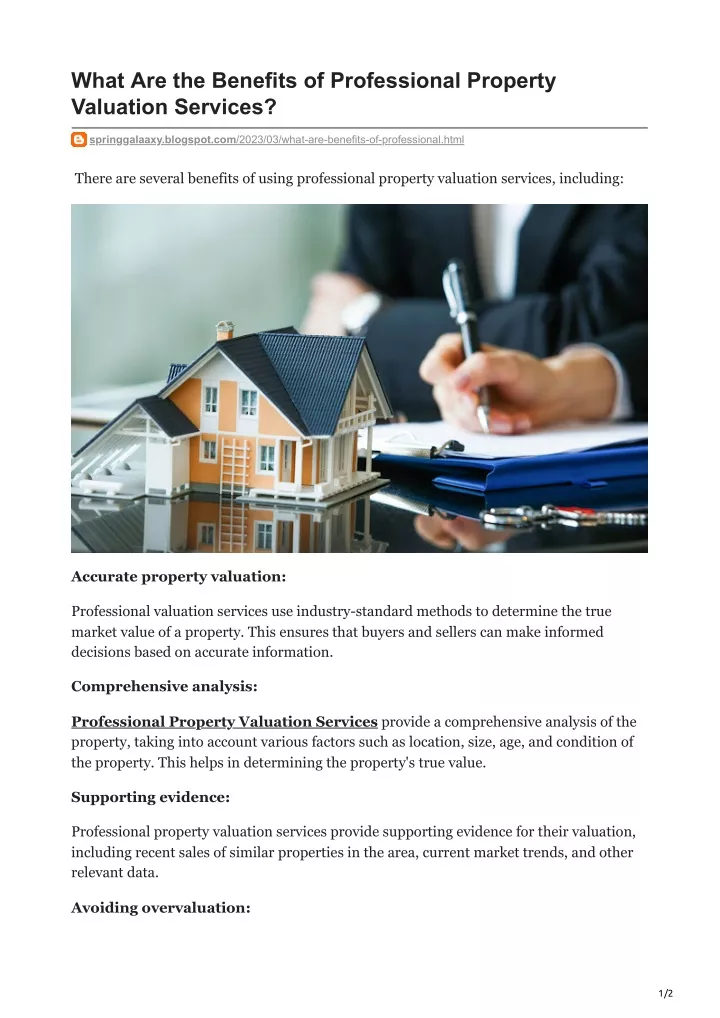 what are the benefits of professional property