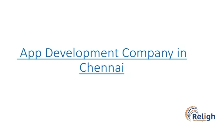 app development company in chennai