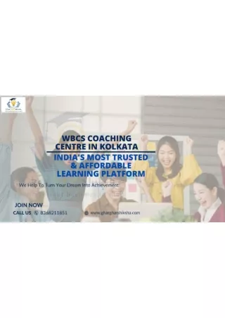 WBCS Coaching in Kolkata (1)