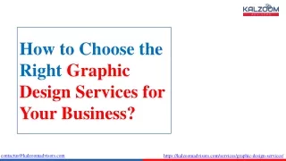 How to Choose the Right Graphic Design Services for Your Business