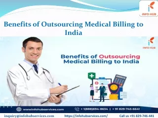 Benefits of Outsourcing Medical Billing to India