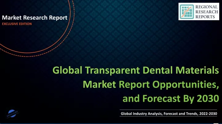 market research report exclusive edition