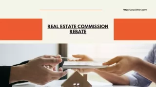 Real Estate Commission Rebate