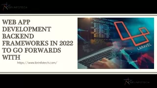web app development backend frameworks in 2022 to go forwards with