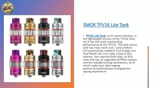 SMOK TFV16 Lite Tank