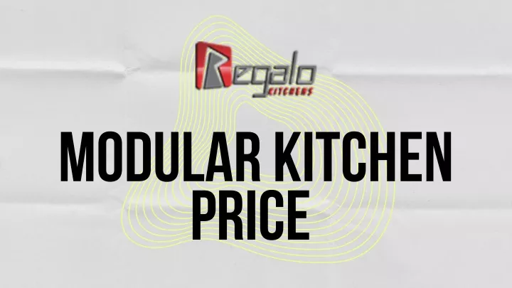 modular kitchen price