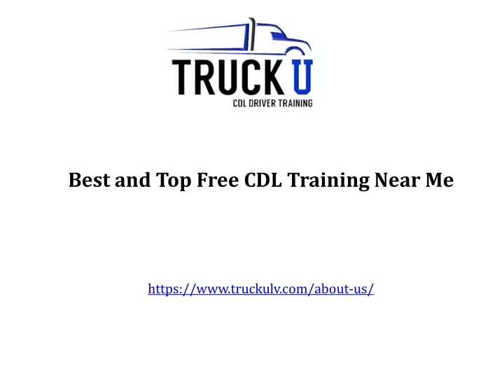 best and top free cdl training near me