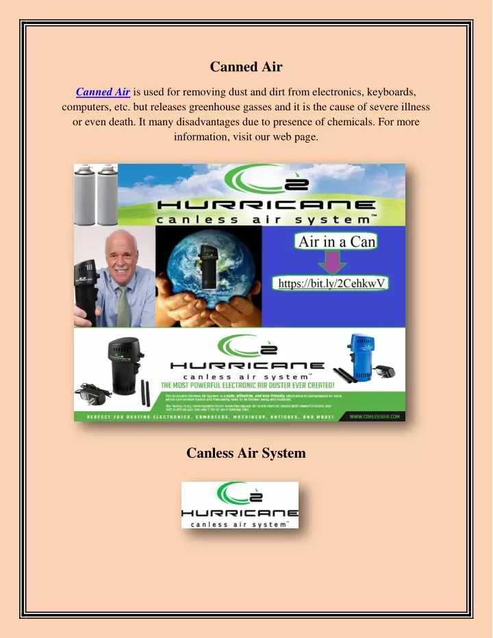 PPT Canned Air , PowerPoint Presentation, free