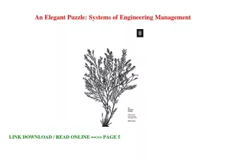^^P.D.F_EPUB^^ An Elegant Puzzle: Systems of Engineering Management