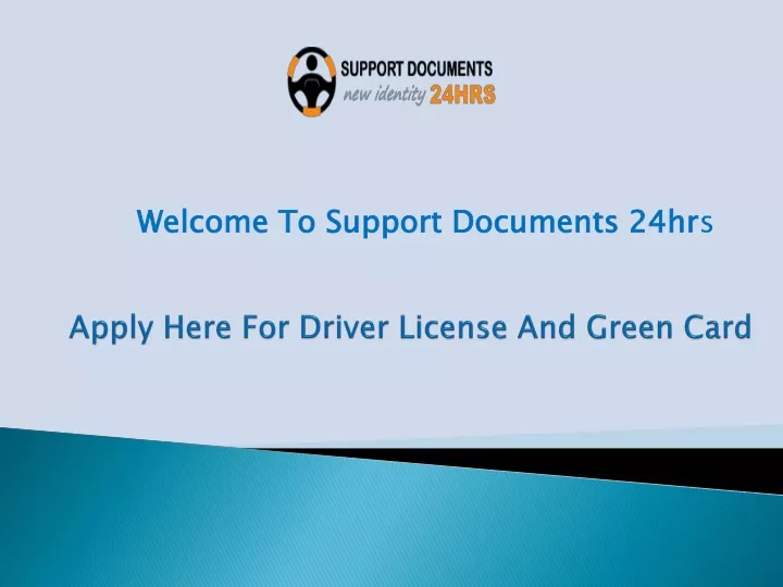 apply here for driver license and green card