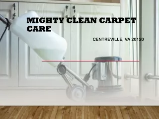 Mighty Clean Carpet Care-  tile and grout cleaning fairfax