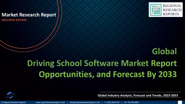 market research report exclusive edition