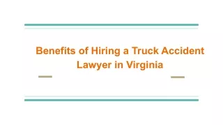 Truck Accident Lawyer Virginia