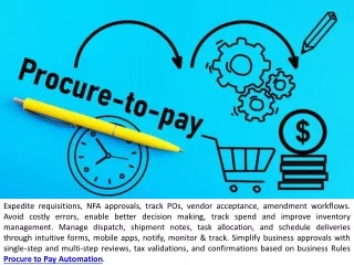 Procure to Pay Automation