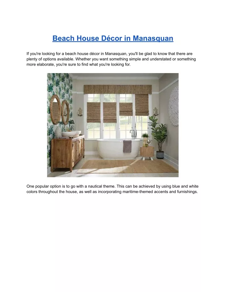 beach house d cor in manasquan