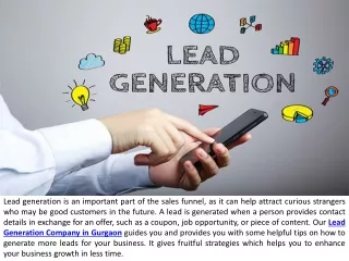 Lead Generation Services in India