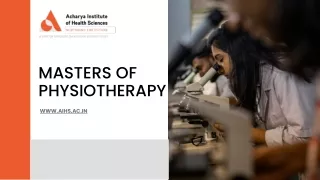 Masters of Physiotherapy (1)