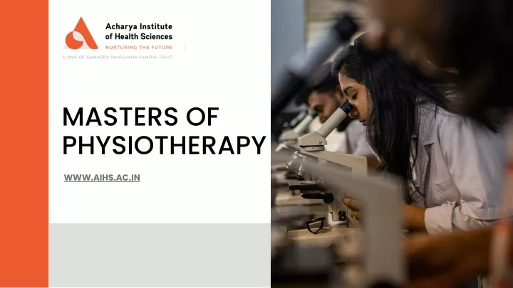 masters of physiotherapy