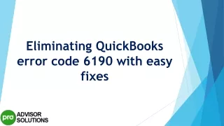 eliminating quickbooks error code 6190 with easy fixes