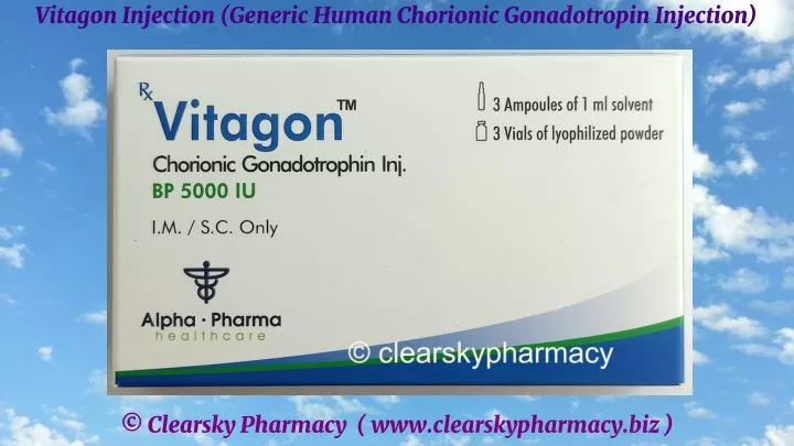 vitagon injection generic human chorionic
