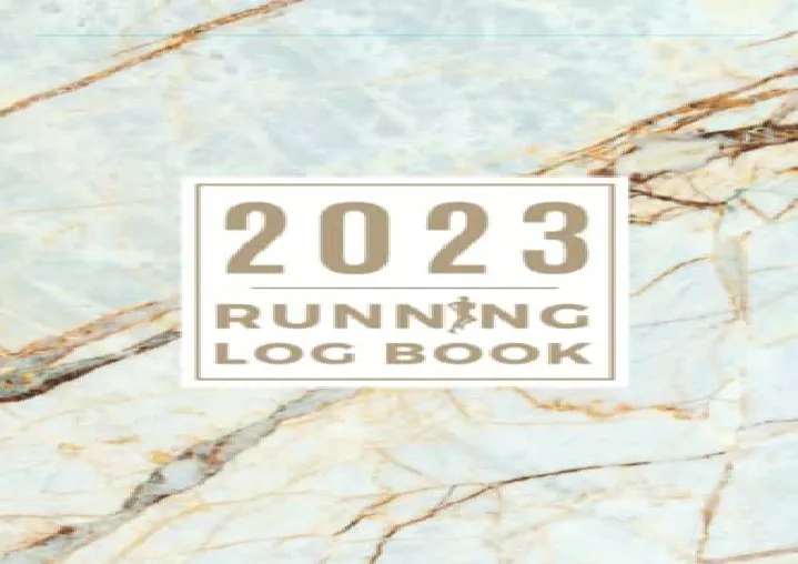 pdf 2023 running log book undated daily running