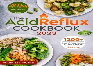 (PDF) The Acid Reflux Cookbook: 1200 Days of Tasty and Healthy Recipes to Quickl