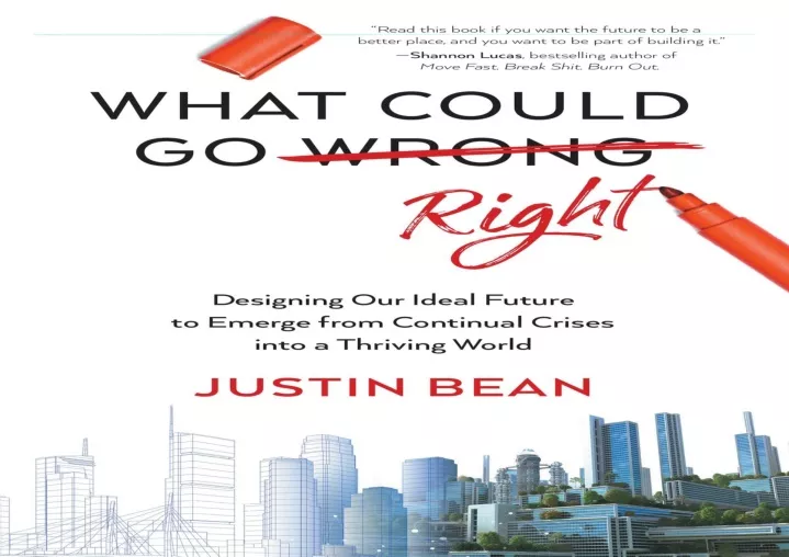 pdf what could go right designing our ideal