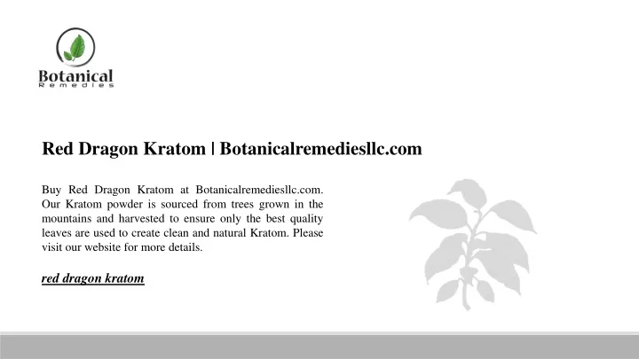 red dragon kratom botanicalremediesllc com