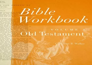 PDF Bible Workbook Vol. 1 Old Testament (Volume 1) ipad