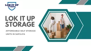 Best & Secured Storage Units in Sapulpa - Lok It Up Storage