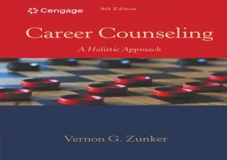 download Career Counseling: A Holistic Approach full