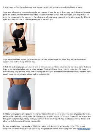 How to Master best yoga pants in 6 Simple Steps