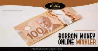 Want to borrow money online winkler, Canada-Easy Buck Online