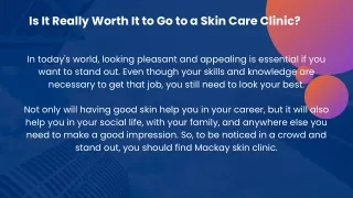 Is It Really Worth It to Go to a Skin Care Clinic?