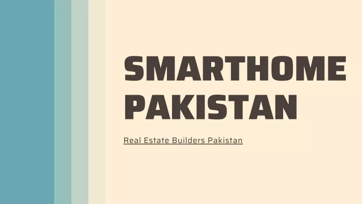 smarthome pakistan real estate builders pakistan