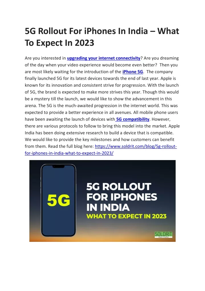 5g rollout for iphones in india what to expect