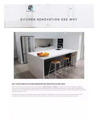 Kitchen Renovation Dee Why