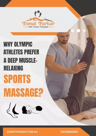 Why Olympic Athletes Prefer A Deep Muscle-relaxing Sports Massage?