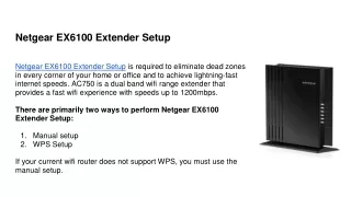 Netgear EX6100 Extender Setup (1)