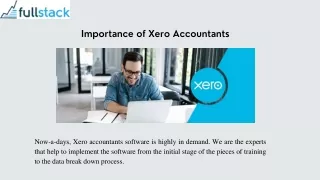Importance of Xero Accountants