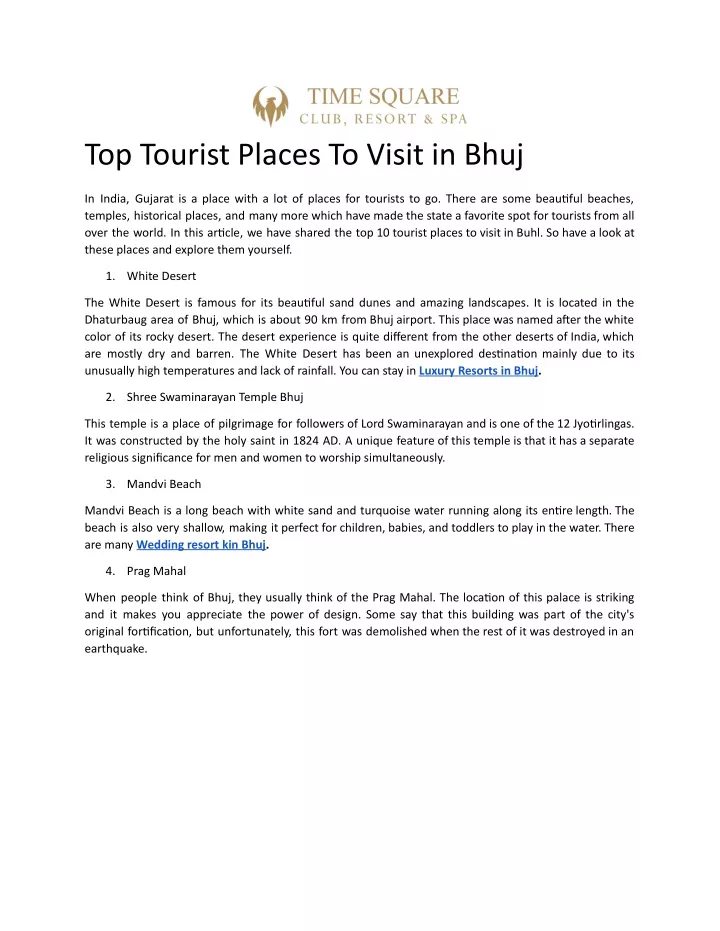 top tourist places to visit in bhuj