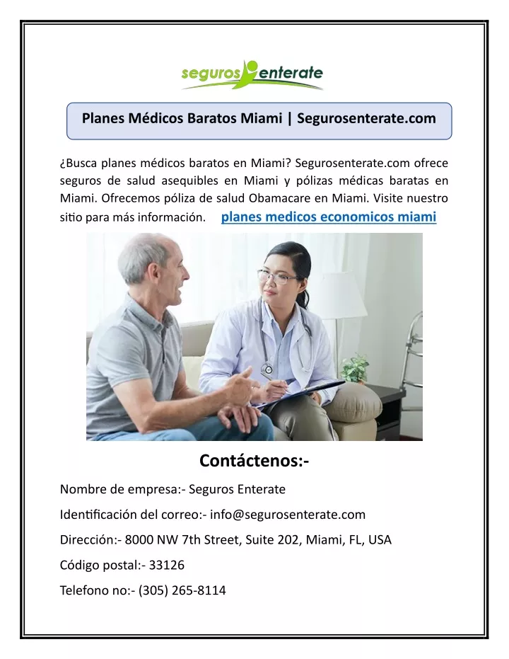 planes m dicos baratos miami segurosenterate com