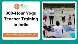 300-hour Yogateacher Training in India